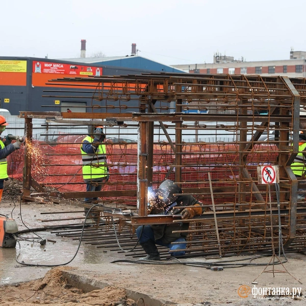 Вице-премьер Савельев осмотрел стройку ВСМ в Петербурге. Осмотрите и вы | Источник: «Фонтанка.ру»