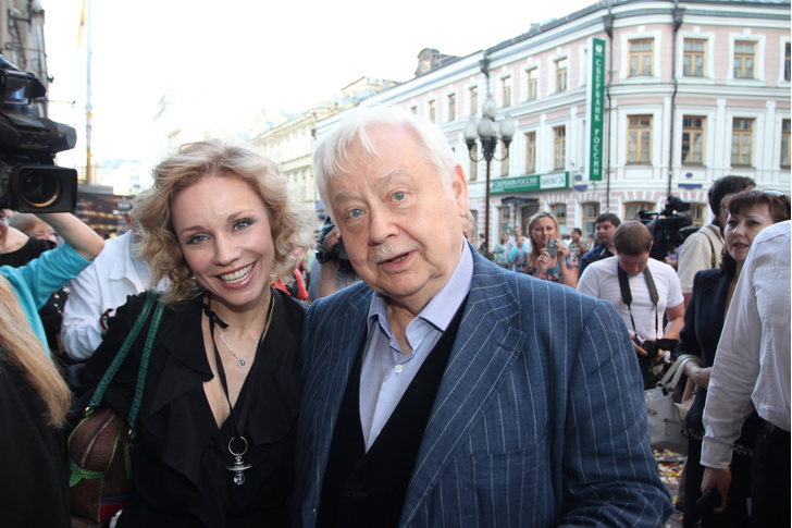 Марина Зудина и Олег Табаков в 2012 году