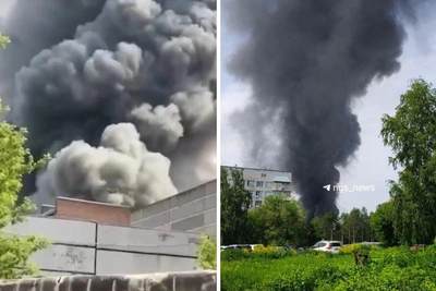 Пожар на складе пластика в Новосибирске: подробности от МЧС