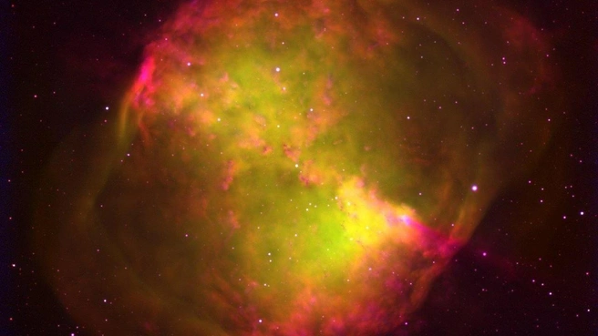 Туманность Гантель | Источник: National Optical-Infrared Astronomy Research Laboratory (NOIRLab).