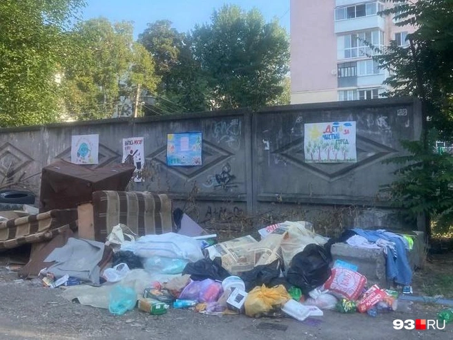 Дети потребовали убрать стихийную свалку | Источник: 93.RU