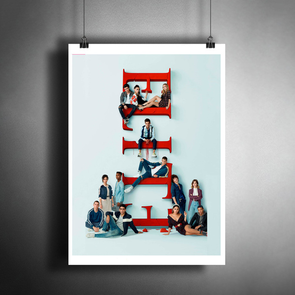 Постер плакат для интерьера "Сериал: Элита. The Elite"/ Декор дома, офиса, комнаты A3 (297 x 420 мм)
