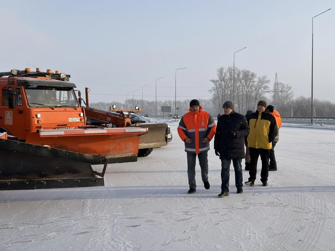 На трассах работают 36 пунктов обогрева | Источник: Правительство Новосибирской области / Официальный сайт