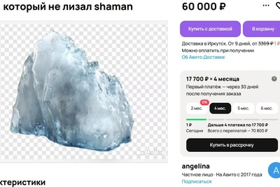 Лёд, не лизанный SHAMAN, продают дороже байкальского