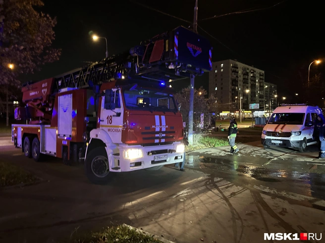 В пожаре в Гольяново погибла женщина | Источник: Андрей Кузнецов / MSK1.RU