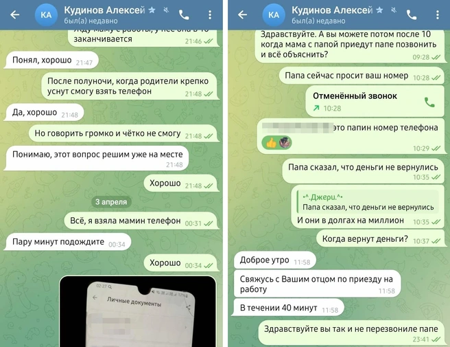 13-летняя девочка до самого конца верила, что общается с настоящими сотрудниками МВД и налоговой службой | Источник: читатель НГС