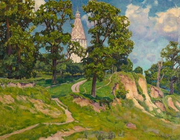 Голосов овраг на картине Васнецова | Источник: А. Васнецов / из коллекции Третьяковской галереи