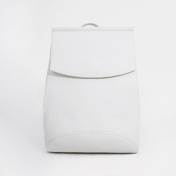 Белый рюкзак-папка 