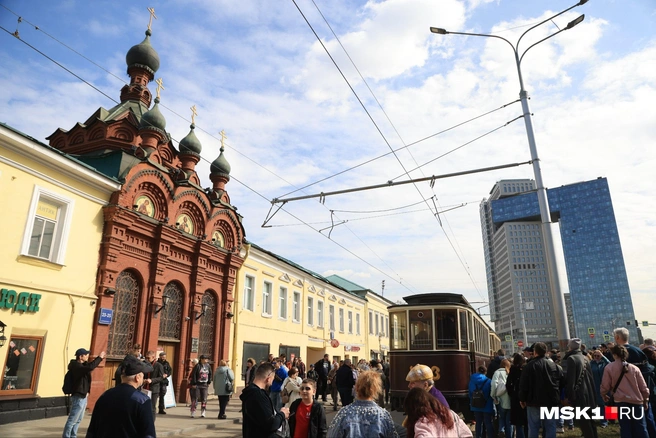 Парад трамваев в Москве | Источник: Татьяна Спиридонова / MSK1.RU