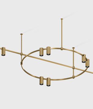 Новые световые инсталляции Auroom Ring Line