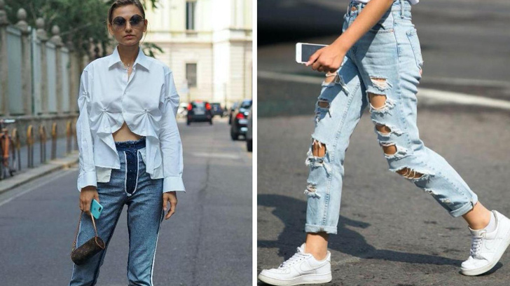 Немодные джинсы: фото, антитренды
