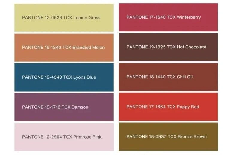 А вы знаете названия оттенков, а не просто цветов? | Источник: Milanstyleguide.com