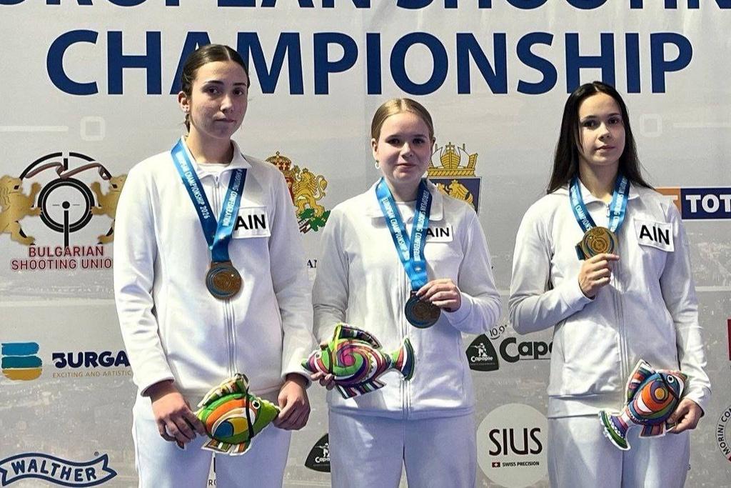 Череповчанка выиграла две медали на чемпионате Европы по стрельбе