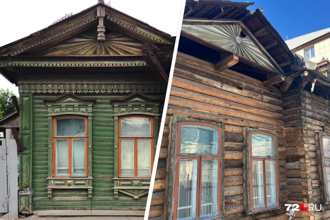 У исторического здания в центре Тюмени сняли фасад | Источник: Анатолий Кузнецов / 72.RU, 2GIS