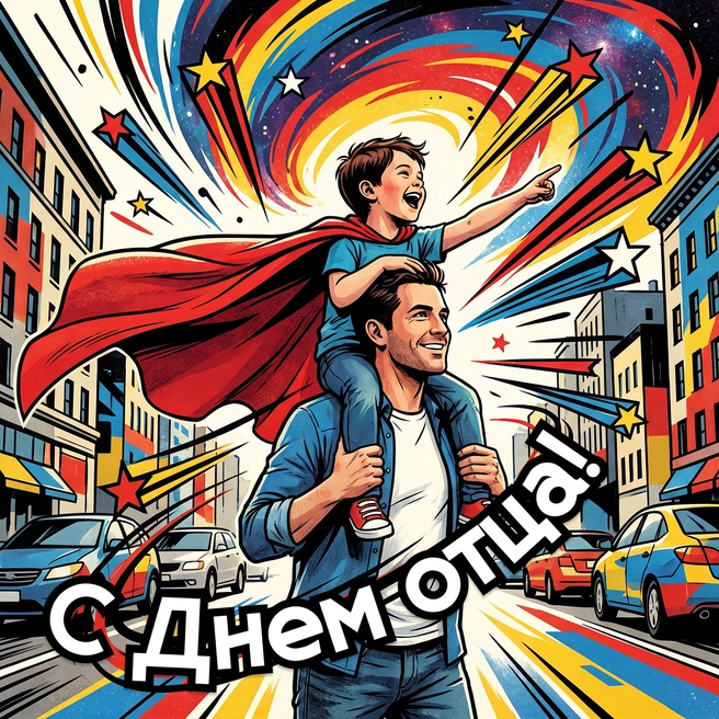 Ты научил меня верить в себя и никогда не сдаваться. С Днем отца, мой главный пример! | Источник: Городские медиа