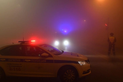 Naked Passenger Brawls in Bus on the Urals