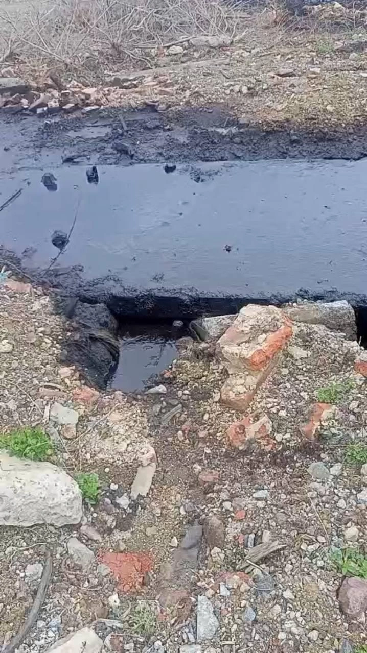 Мазут впитался глубоко в землю и проник даже в систему водопровода | Источник: Никита Соловьев