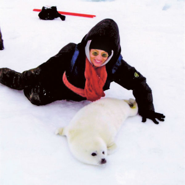 Артистка побывала даже на Северном полюсе, 2008 год