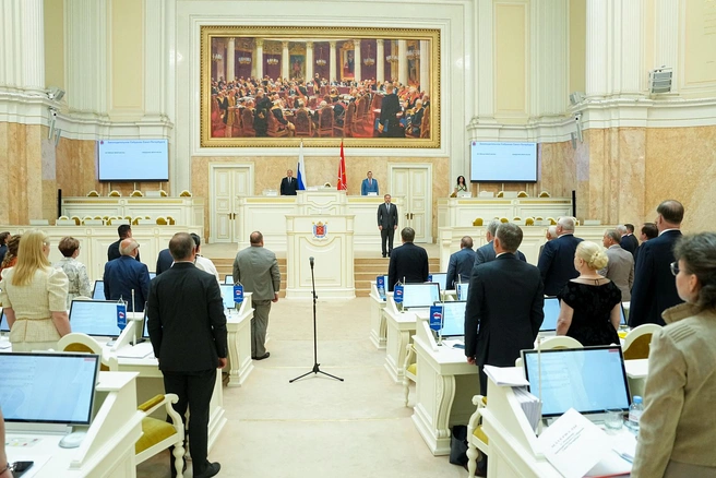 Заседание Законодательного собрания СПб 1 июля 2026 года | Источник: assembly.spb.ru