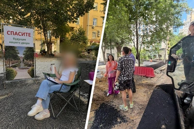 Жители Пресни против благоустройства: вырубка деревьев и пропажа фонтана
