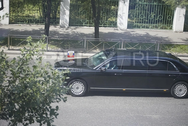 Aurus Senat Limousine используют в кортежах президента России Владимира Путина | Источник: Даниил Конин / «ИрСити»