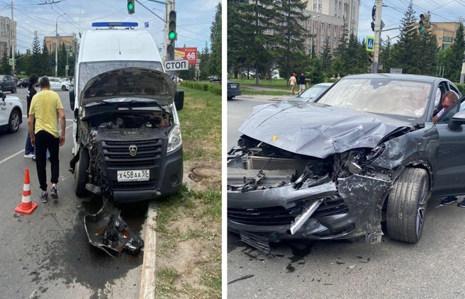 Вот так после аварии выглядят автомобили | Источник: «Омская полиция» / t.me