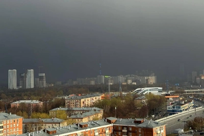Москву и Подмосковье накрыл сильный ливень с градом