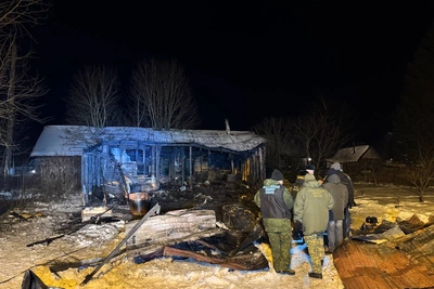 Пожар в деревне Глушни: погибли женщина и ребенок