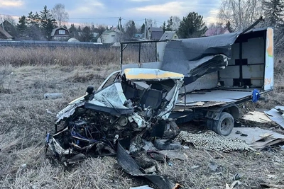 Под Тюменью грузовик спровоцировал смертельное ДТП