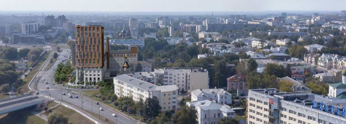 Высотой в 15 этажей: что может появиться на месте бывшего завода в центре Ярославля — эскизы