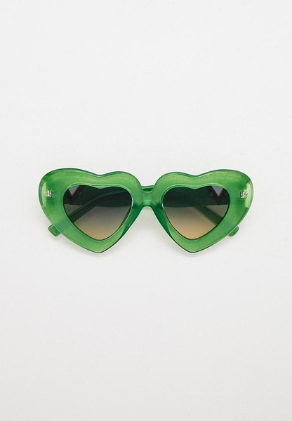 Солнцезащитные очки в зеленой оправе