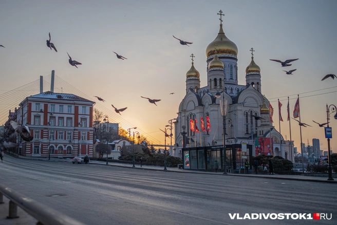 В этом году уже с раннего утра город шумел автомобилями | Источник: Елена Буйвол / VLADIVOSTOK1.RU