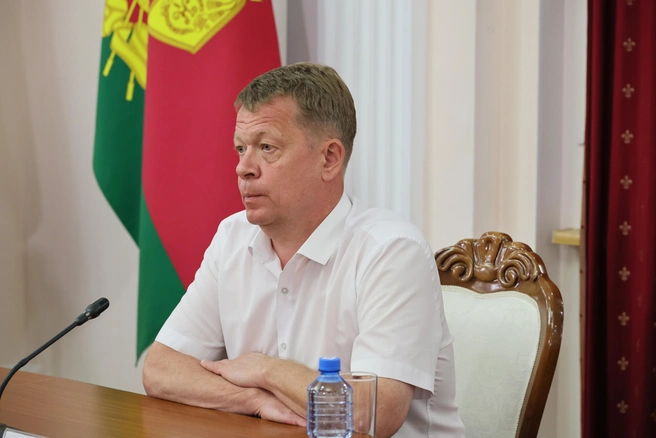 Алексей Переверзев уже девятый год на свое должности | Источник: admkrai.krasnodar.ru