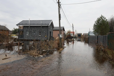 В Тульской области вода спала с двух мостов
