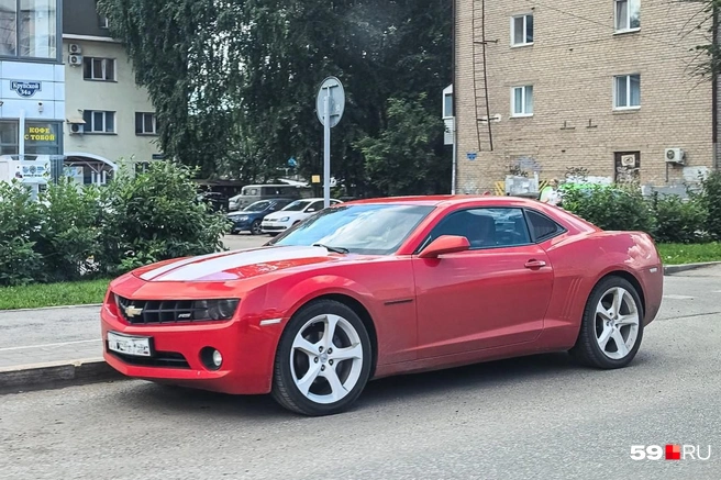 Camaro&nbsp;— машина с характером, видным невооруженным взглядом | Источник: Василина Любимова / 59.RU