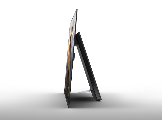 За счет малого размера частиц дисплей получается особенно тонким