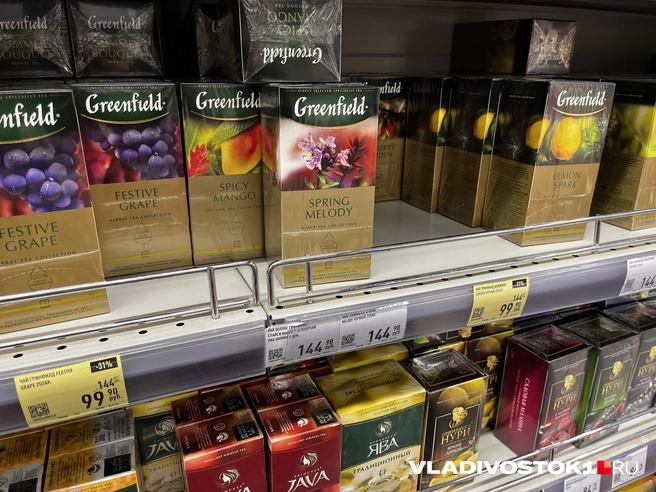 10 лет назад пачка чая стоила около 260 рублей  | Источник: Алиса Князева / VLADIVOSTOK1.RU