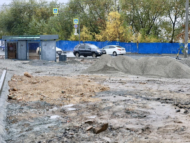Видимо, до газонов очередь дойдёт только в следующем году | Источник: Наталья Лапцевич