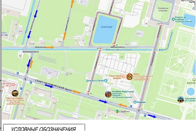 Движение в Петербурге перекроют из-за двух мероприятий