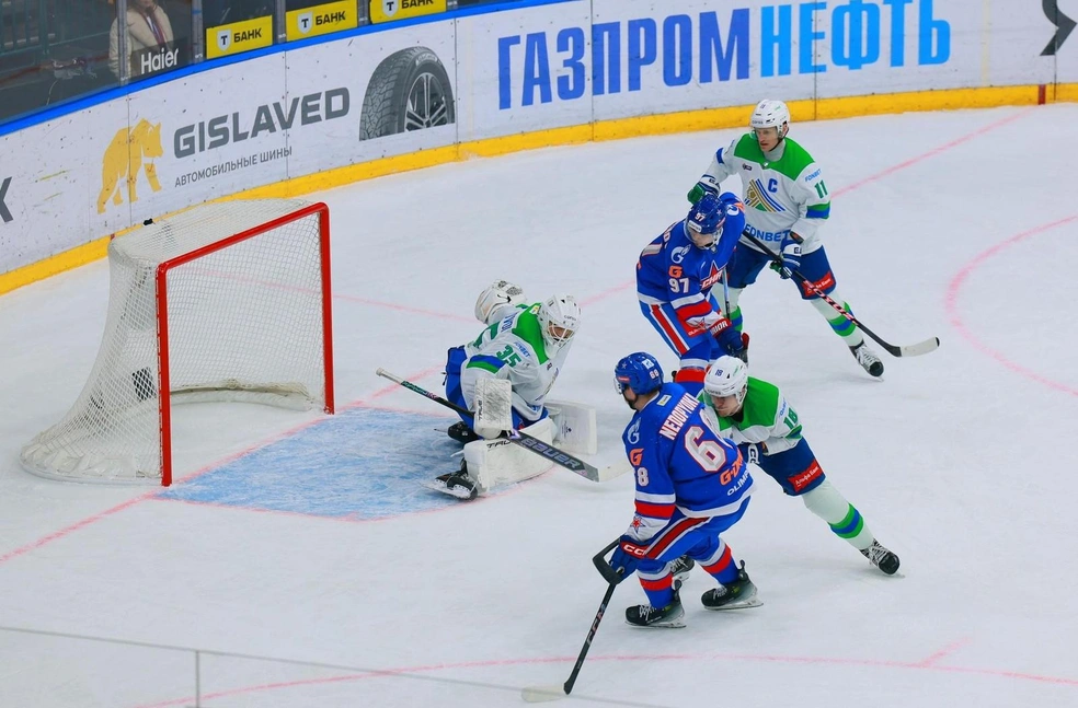 СКА — «Салават Юлаев» 4:0 | Источник: hcsalavat / Vk.com