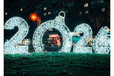 Мобильный фотограф показала новогодний Волгоград