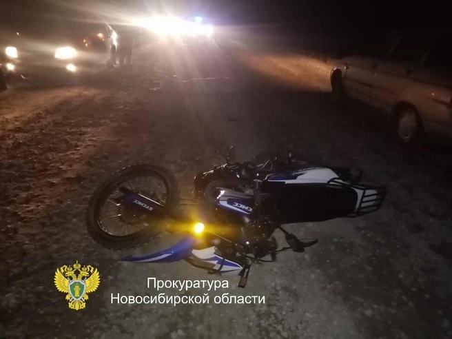 16-летний водитель мотоцикла погиб на месте | Источник: прокуратура Новосибирской области