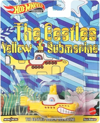 Коллекционная модель The Beatles Yellow Submarine, Hot Wheels