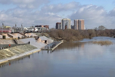 Тобол прибавил более метра в Зауралье, вода движется к Кургану