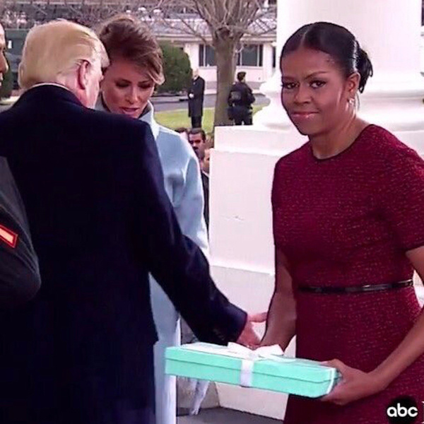 Фото №5 - Загадочная коробка: что подарила Мелания Трамп Мишель Обаме на инаугурации