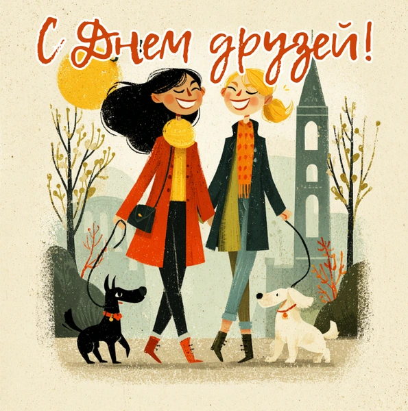Открытки «С Днем друзей»: 55 вариантов для самых-самых близких | happyparents.ru