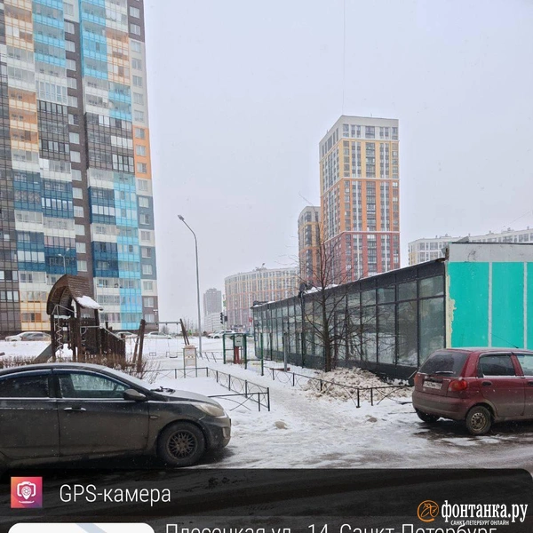 Демонтированный павильон&nbsp;— не единственный объект, размещением которого недовольны местные жители. | Источник: читательница «Фонтанки»