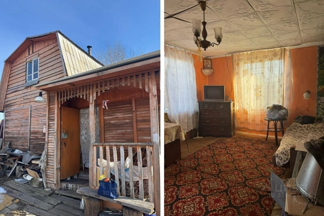 Площадь двухэтажного дома — 25 квадратных метров | Источник: «ПЛАНЕТА на Маркса» / cian.ru