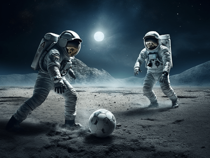Правила мунбола: вот каким будет первый футбольный матч на Луне, который хотят провести в 2035 году
