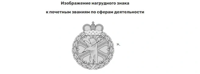 Так будет выглядеть почетный знак, которым планируют награждать ярославцев | Источник: Ярославская областная дума